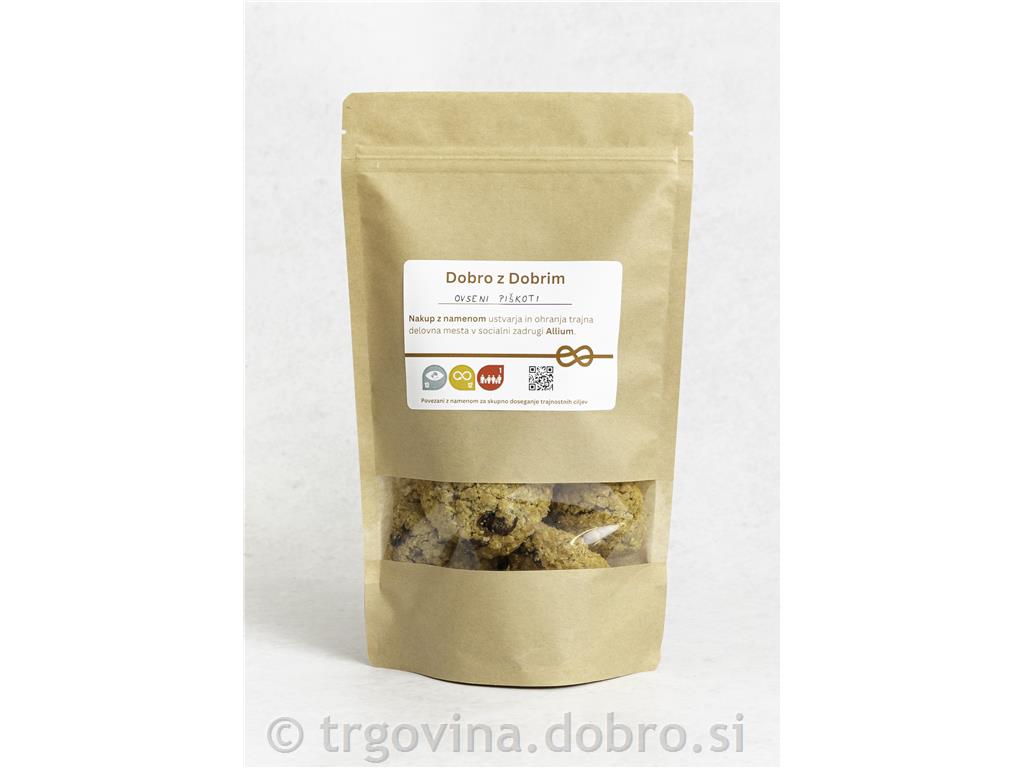 Piškoti, ovseni z brusnicami, 250g