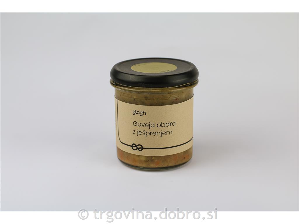 Goveja obara z ješprenjem, 300 ml, Glash