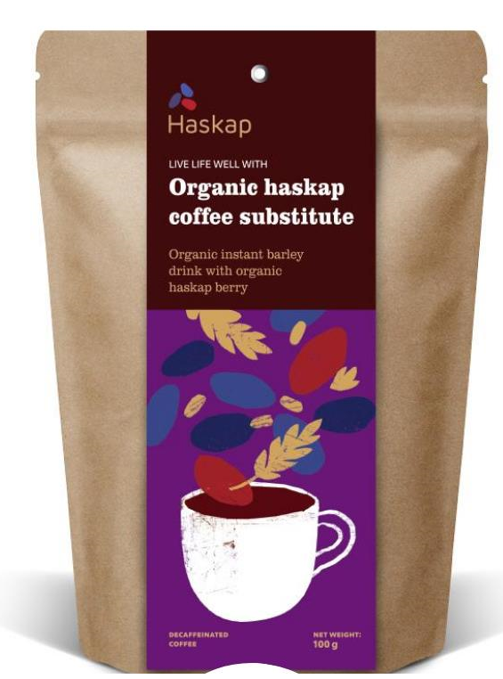 Bio ječmenova kava s haskapom 100g