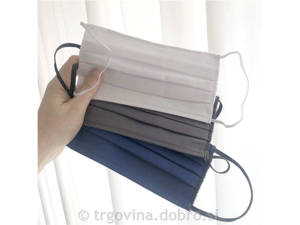 Pralna maska z elastiko raz.barve 3 kos/